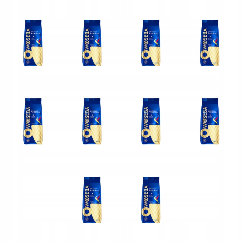 Woseba Arabica Káva pražená zrnková 500g X10