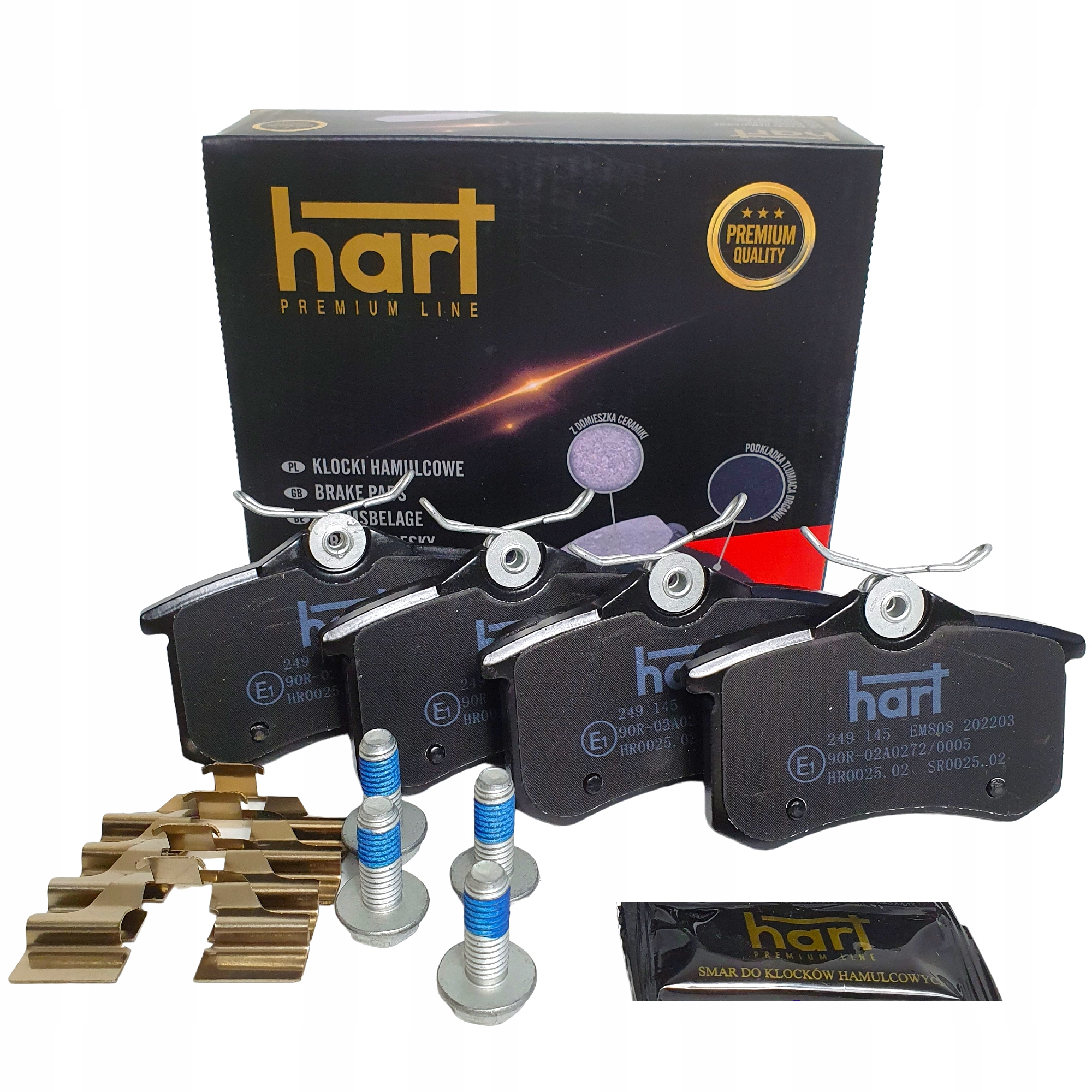 KLOCKI HAMULCOWE TYŁ GOLF IV, A3, PASSAT B5, A6 C5