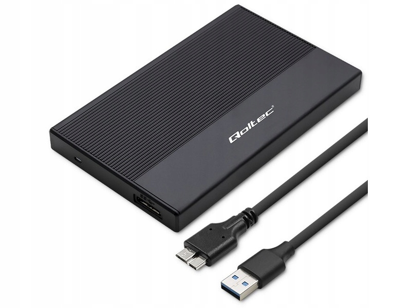 Obudowa dysku QOLTEC 52277 Czarny