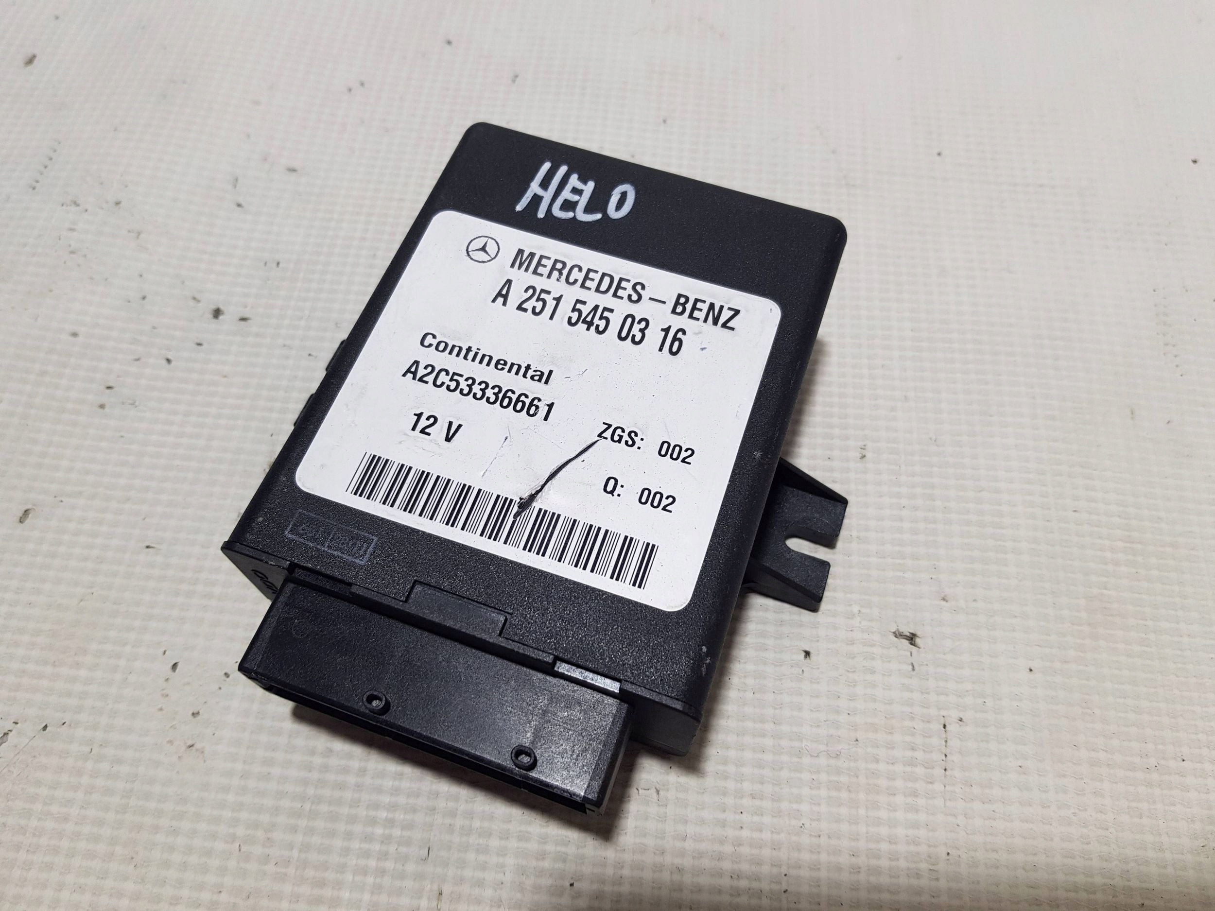 MERCEDES W251 ML W164 GL X164 module springing A2515450316