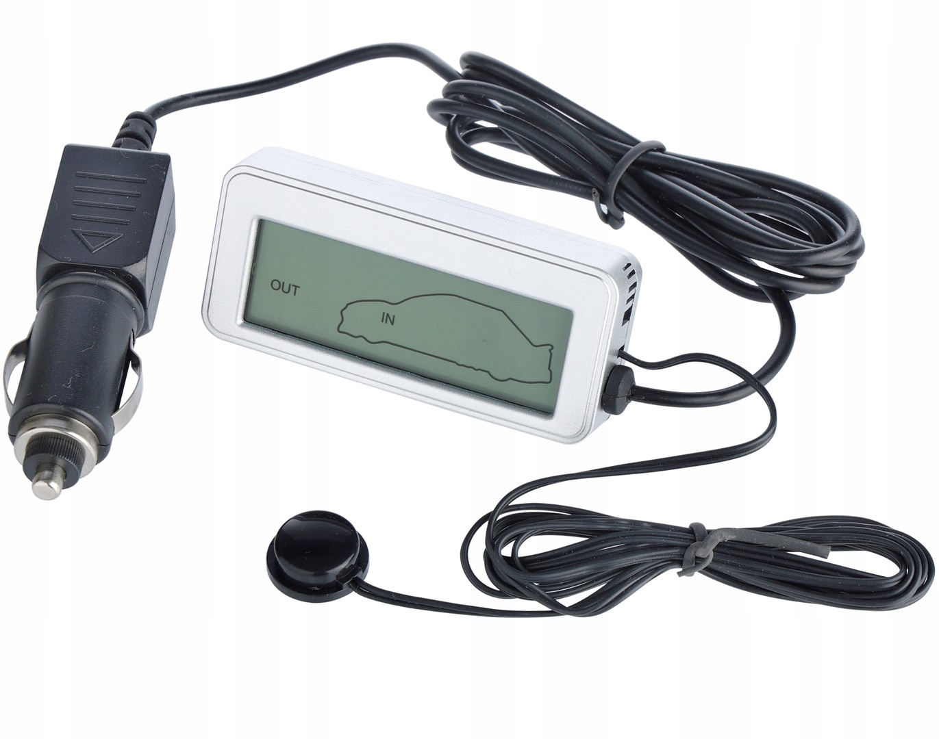 Termometr samochodowy wewn/zewn stałe zasilanie