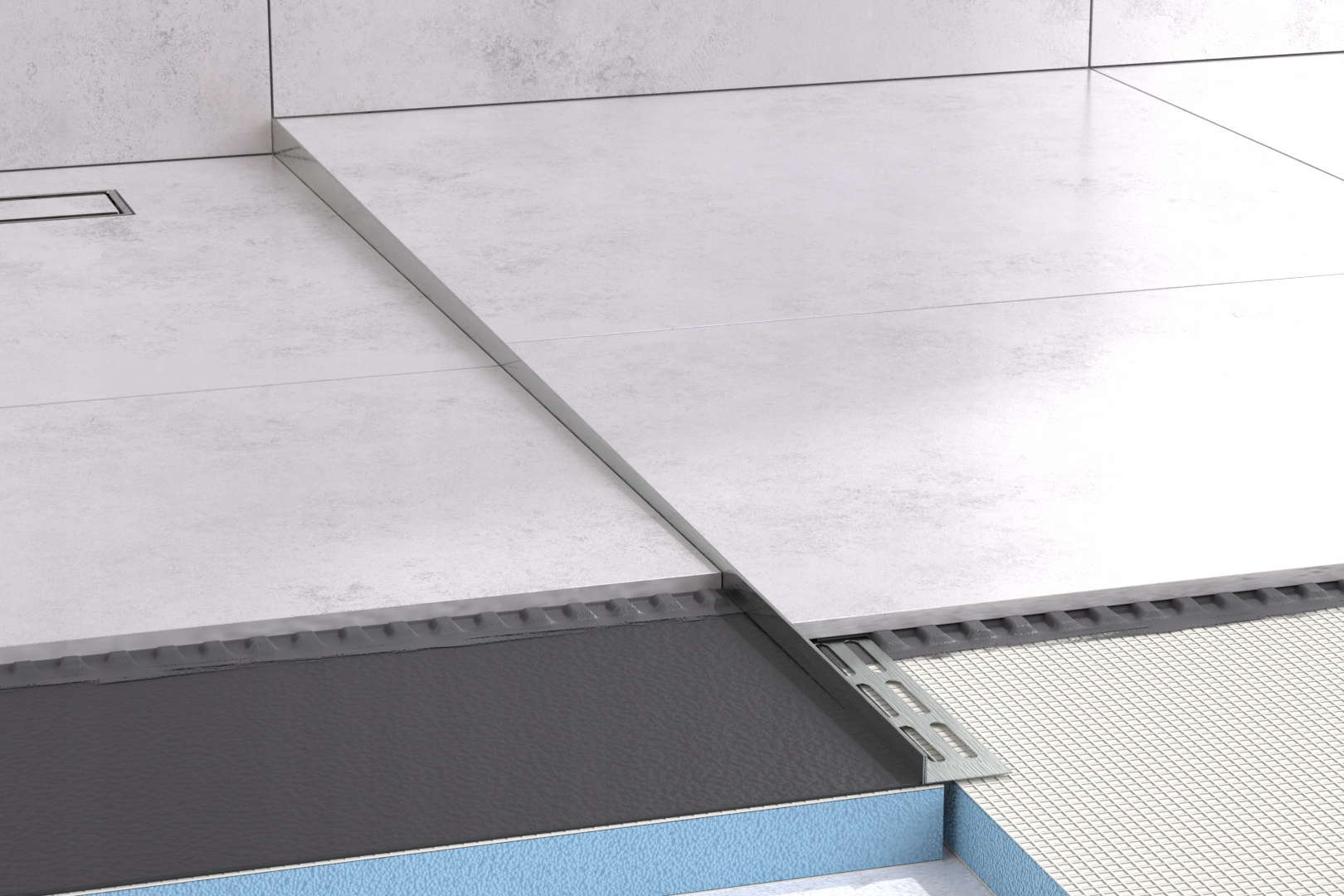 Listwa spadkowa brodzikowa Alcaplast 100cm LEWA Kod producenta APZ902M/1000