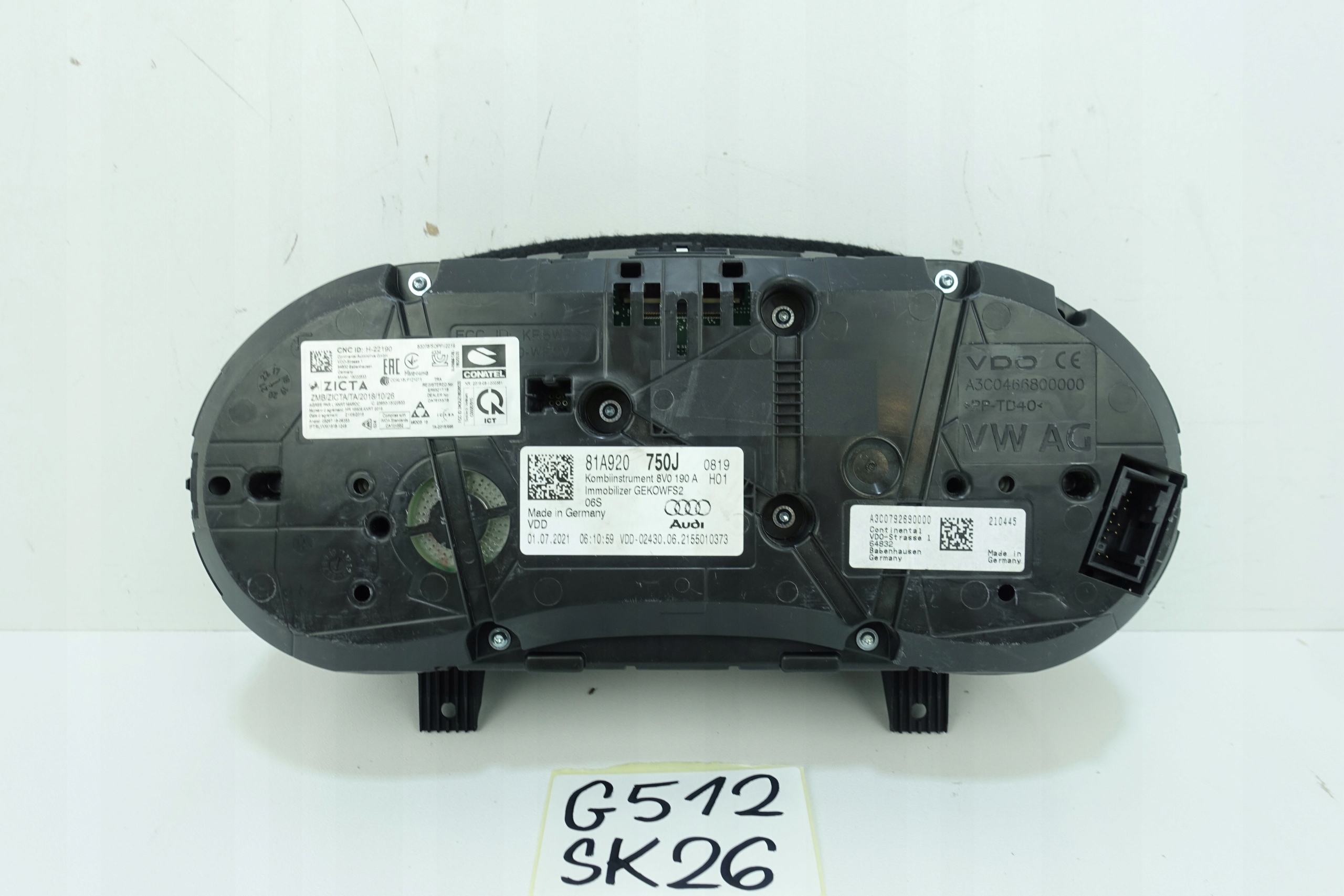 AUDI Q2 81A 2016- dials dials 81A920750J