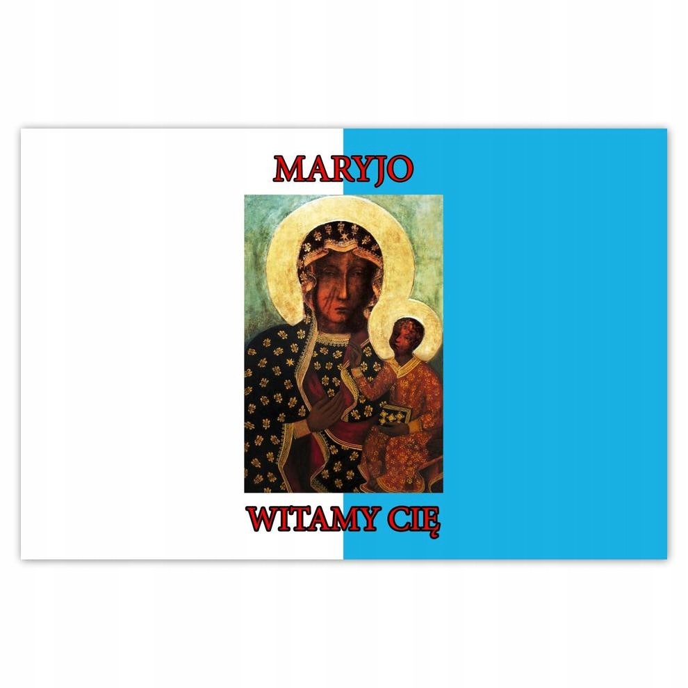 

Naklejki 60x40 Maryjo Witam Cię Maryja