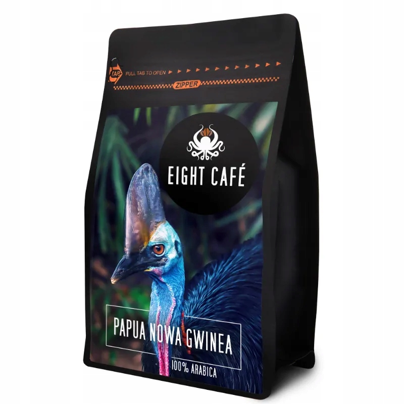 Kawa Ziarnista Eight Cafe Papua Nowa Gwinea 1 kg 100% Arabica