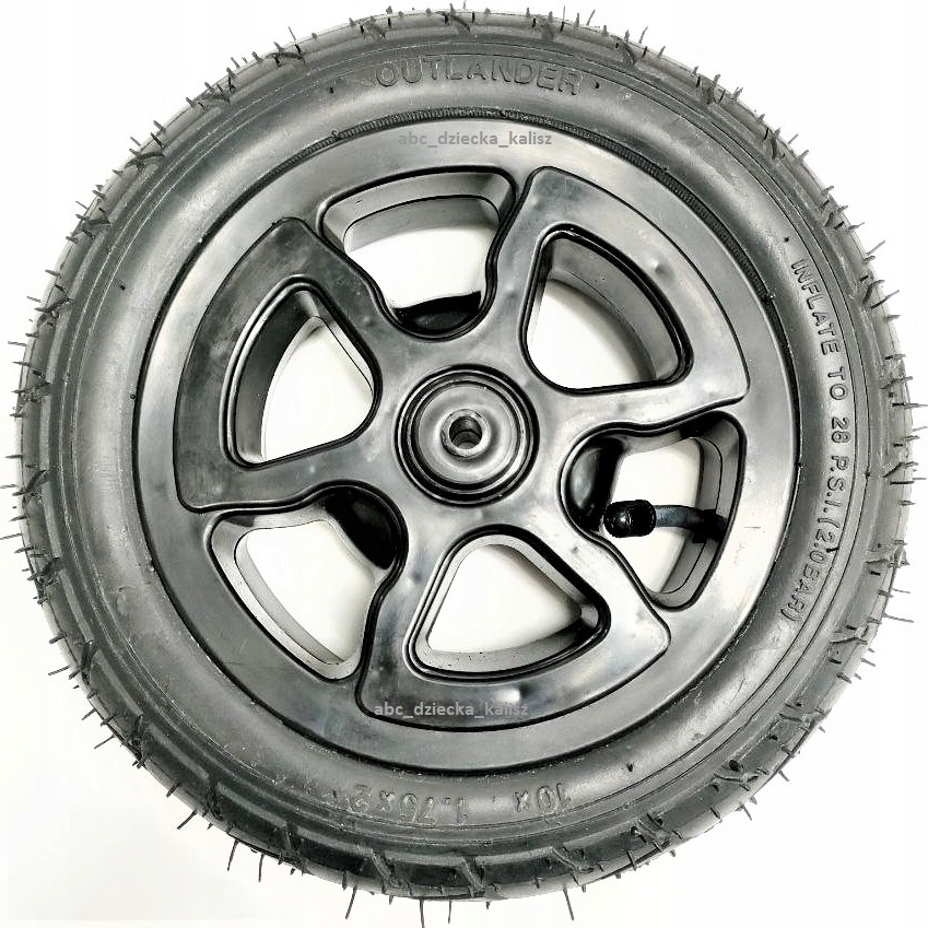 Koło do wózka Adamex Barletta felga czarna przód Marka Adamex