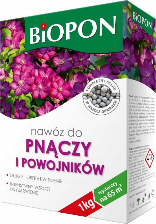 

Biopon 1KG Nawóz Do Pnączy I Powojników Granulat