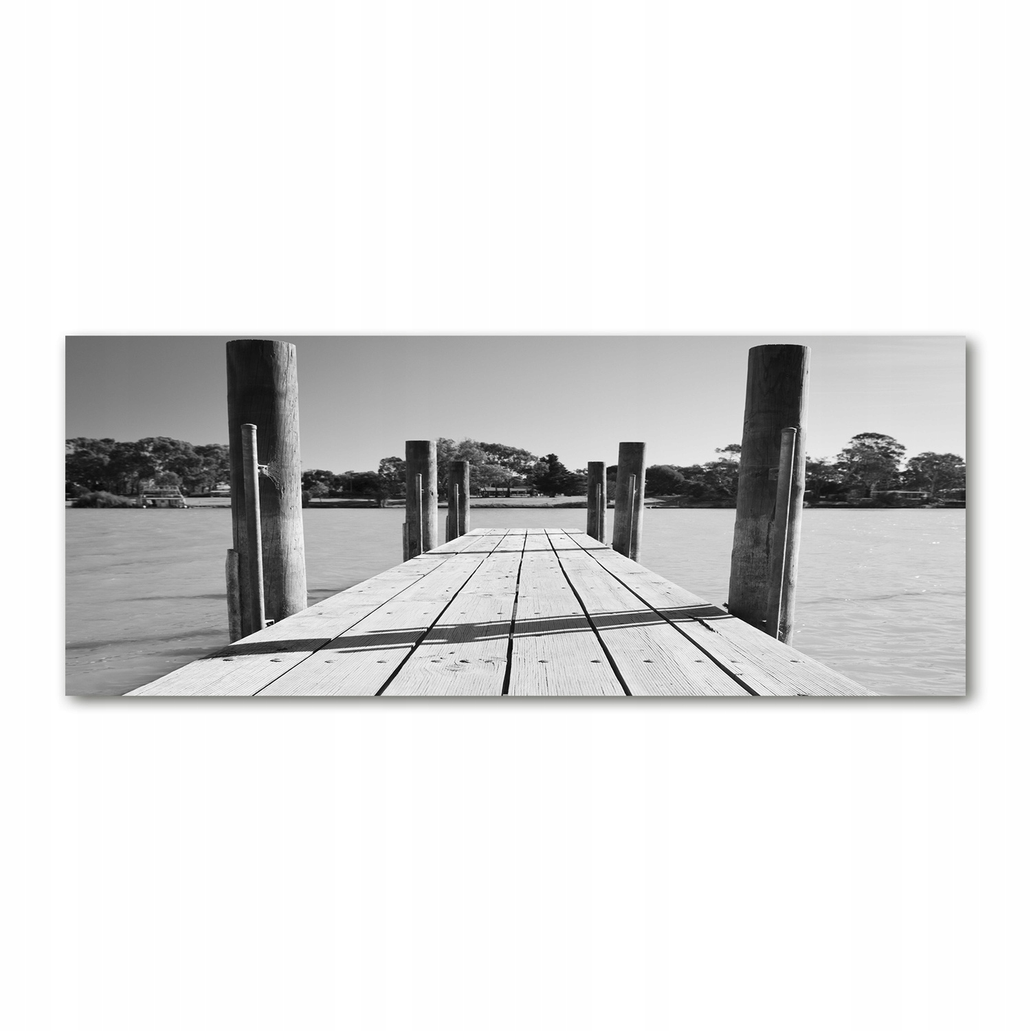

Foto obraz akryl zdjęcie Drewniane molo 125x50 cm