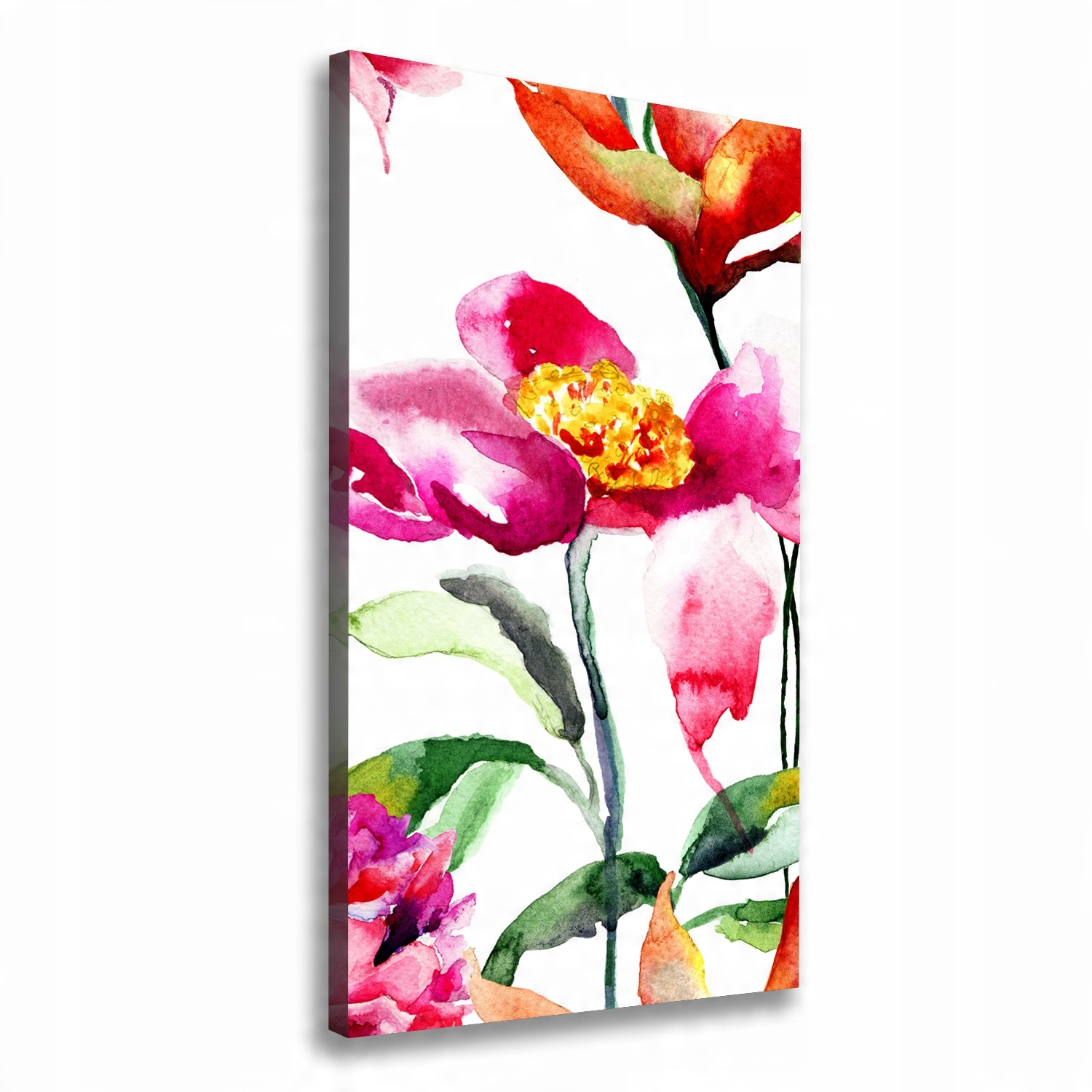 

Foto obraz canvas do salonu Polne kwiaty 50x100