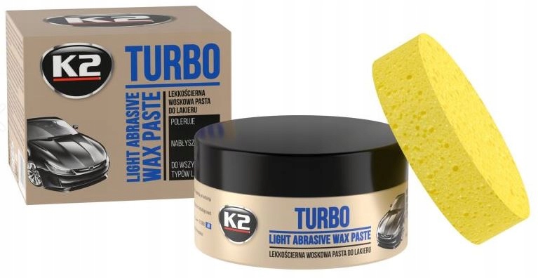 

K2 Turbo Lekkościerna Pasta Polerska Woskowa 250G