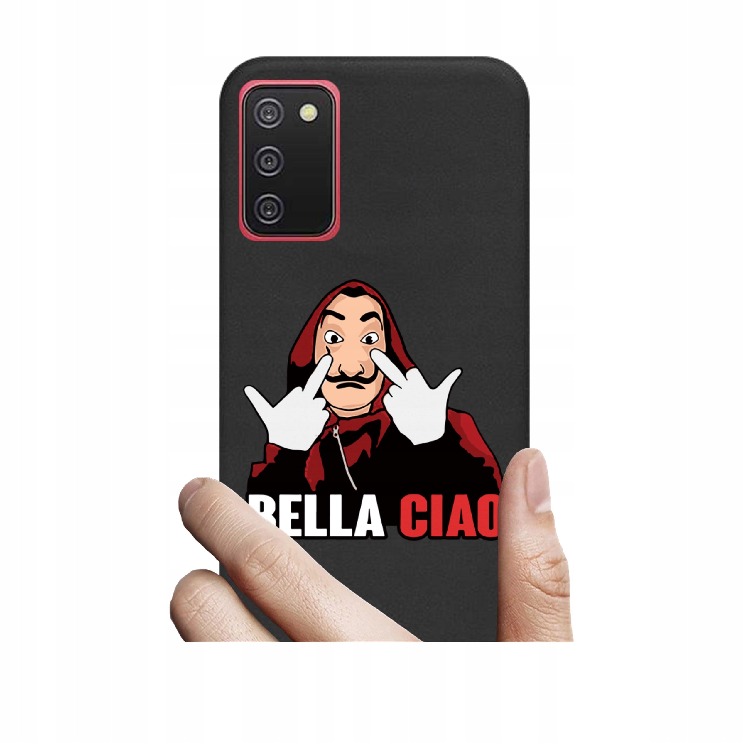 

Etui czarne do Samsung Galaxy A02s wzory nadruk