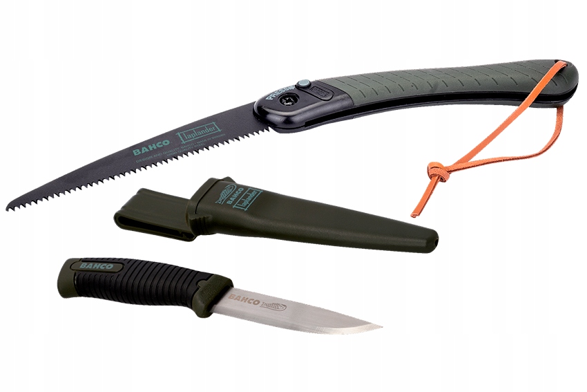 Skládací pila 405 mm Nůž 218 mm Sada Laplander Odolný Outdoor Bahco