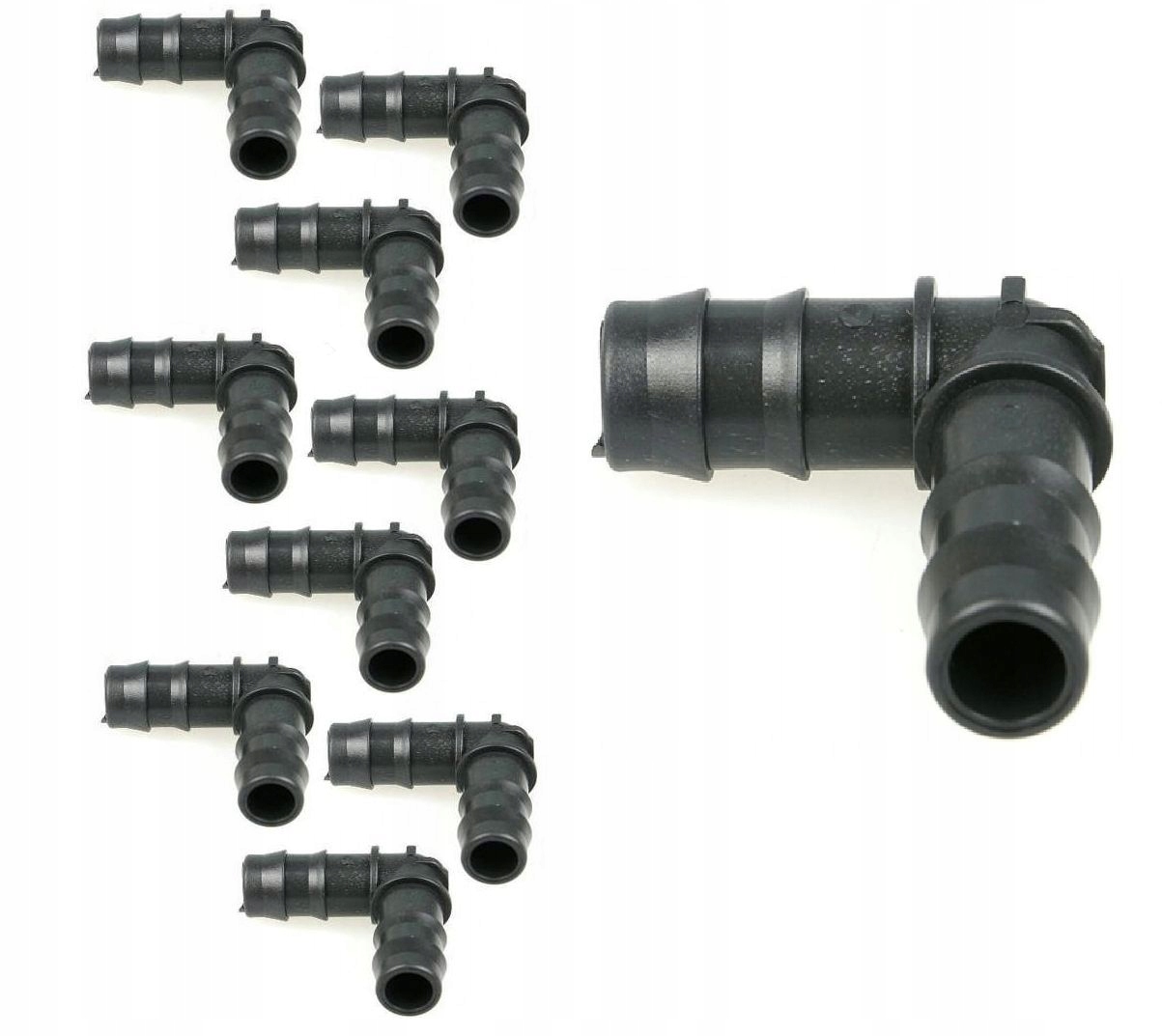 

10x Kolano Kolanko Wtyk Wtykane Nawodnienie 16mm