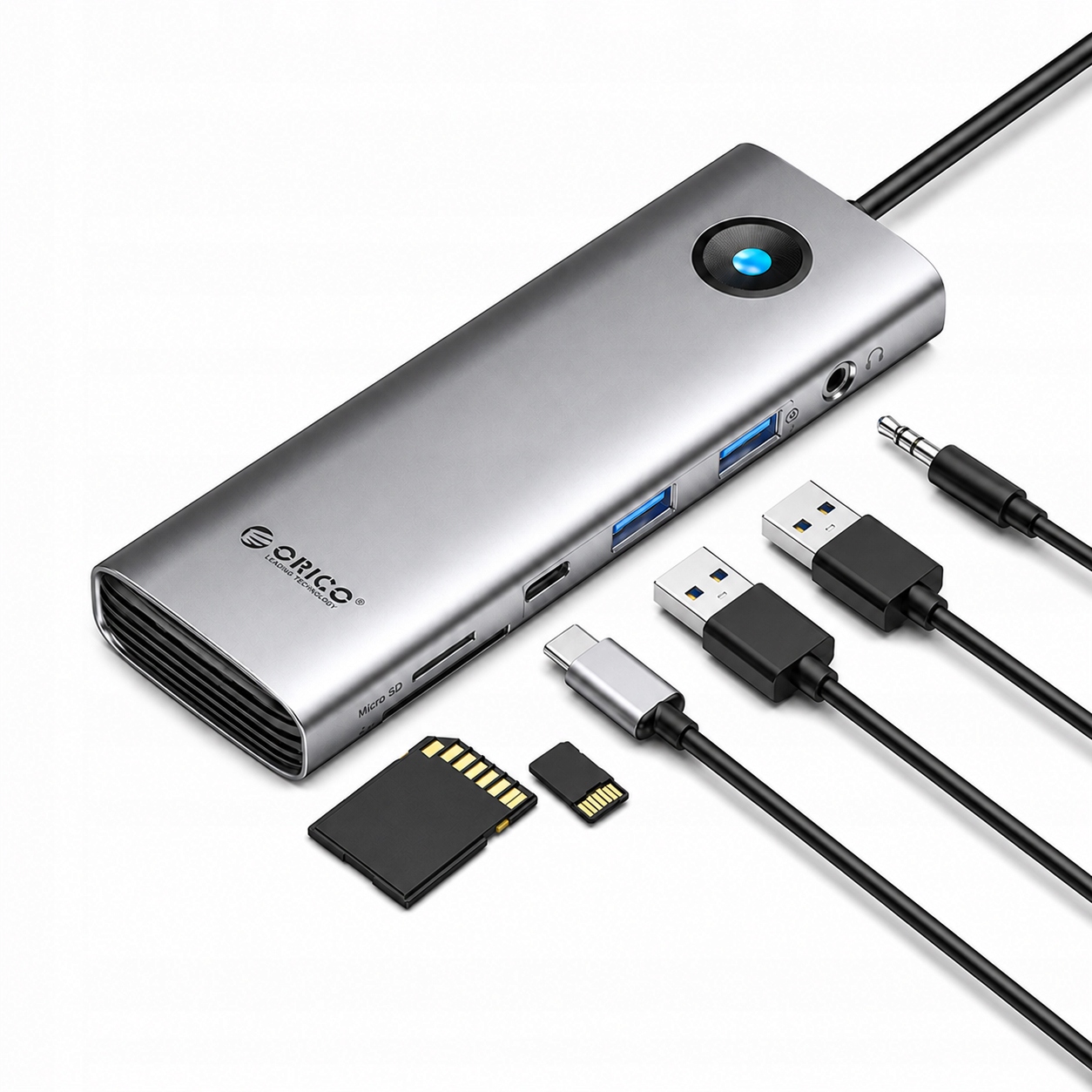 Stacja dokująca Usb-c Orico PW11 9w1 Hdmi 4K 60Hz Pd 100W RJ45