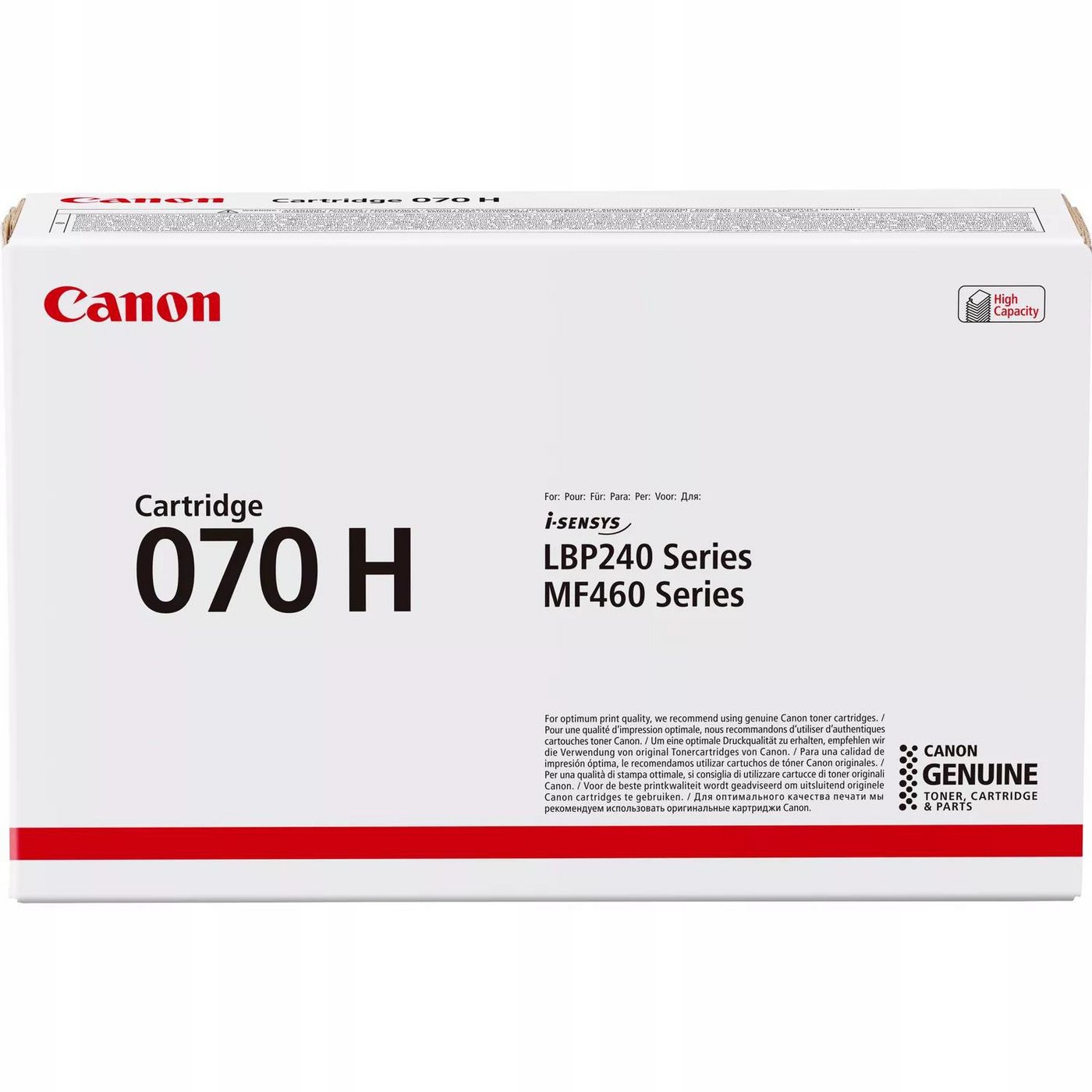 Canon Cartridge 070 H.