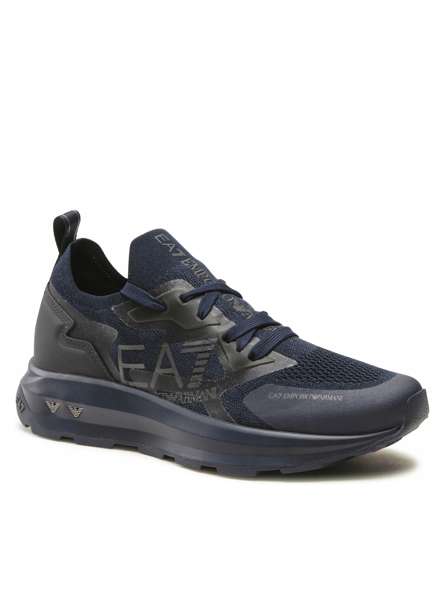 EA7 Emporio Armani Sneakersy X8X113 XK269 S642 Tri.Blk Iris/Irongat