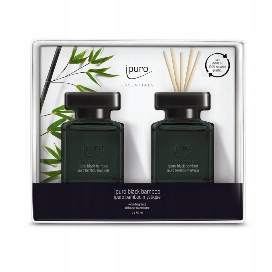 ZESTAW DYFUZORÓW ZAPACHOWYCH Essentials Black Bamboo iPuro Marka ipuro