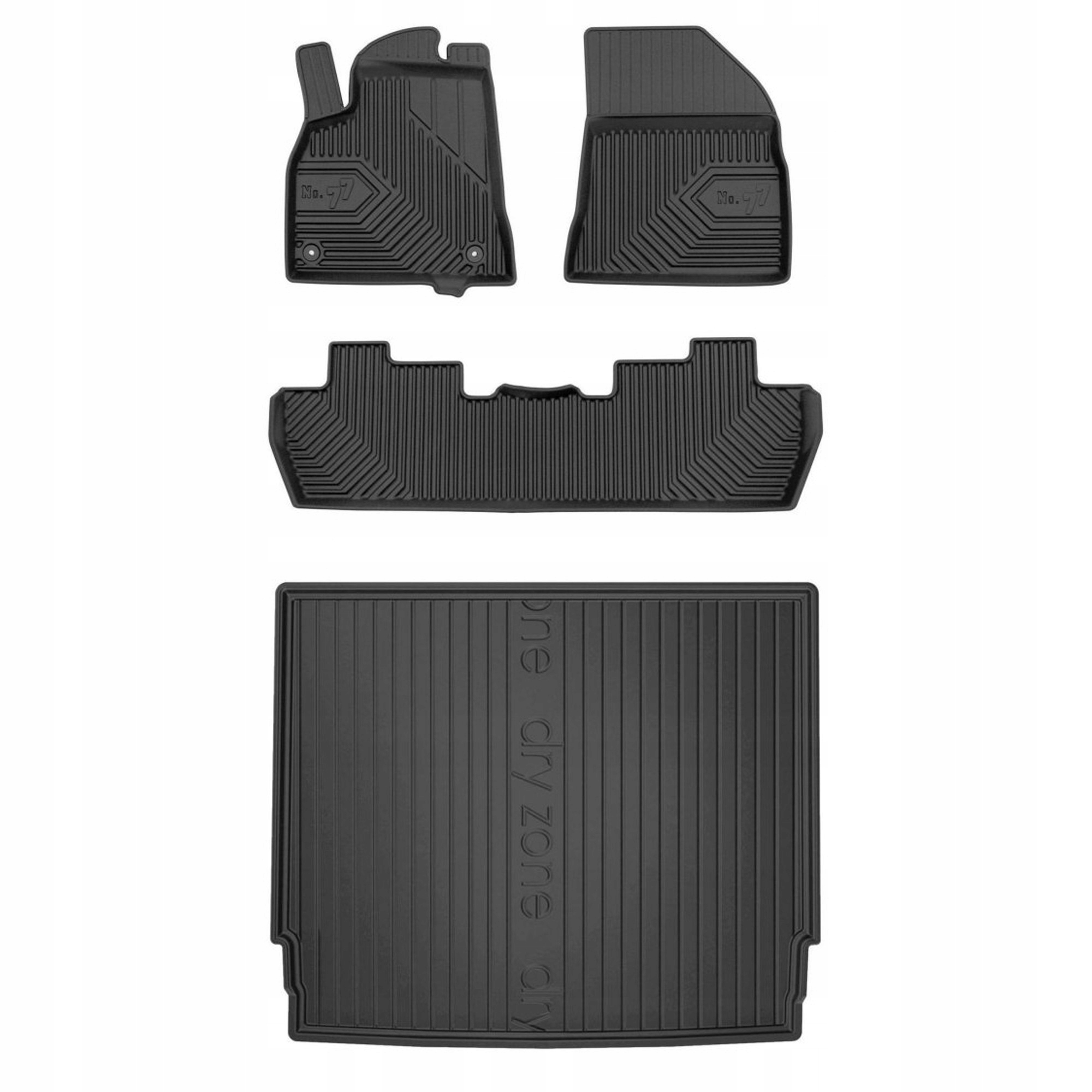 Gumová sada kobercov a rohoží Peugeot 5008 I 2009-2017