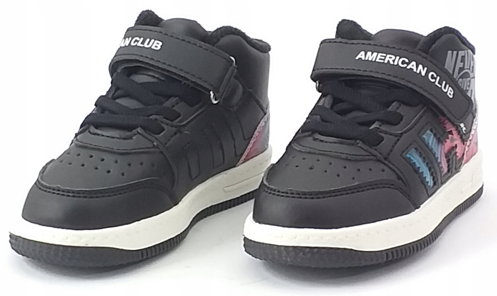 AMERICAN CLUB BD25 OCIEPLANE OBUWIE ZIMOWE TRAPERY CIEPŁE NA RZEP CZARNE 25 Płeć chłopcy