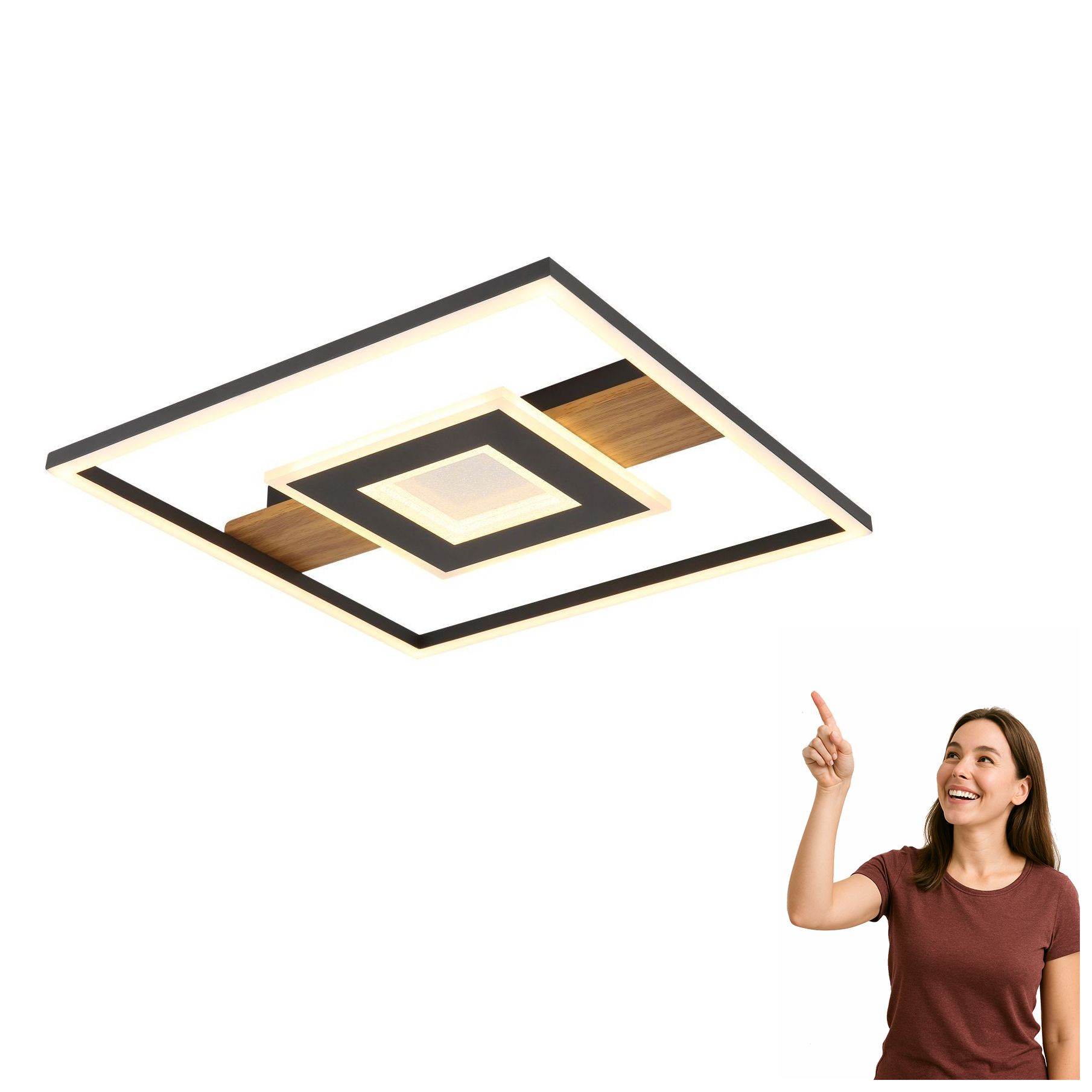 Led stropná lampa 24W Pikara 67324-24 Globo