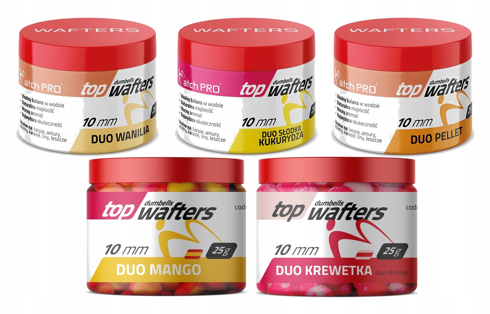 Matchpro Zestaw Top Wafters 10mm 20g Mix2
