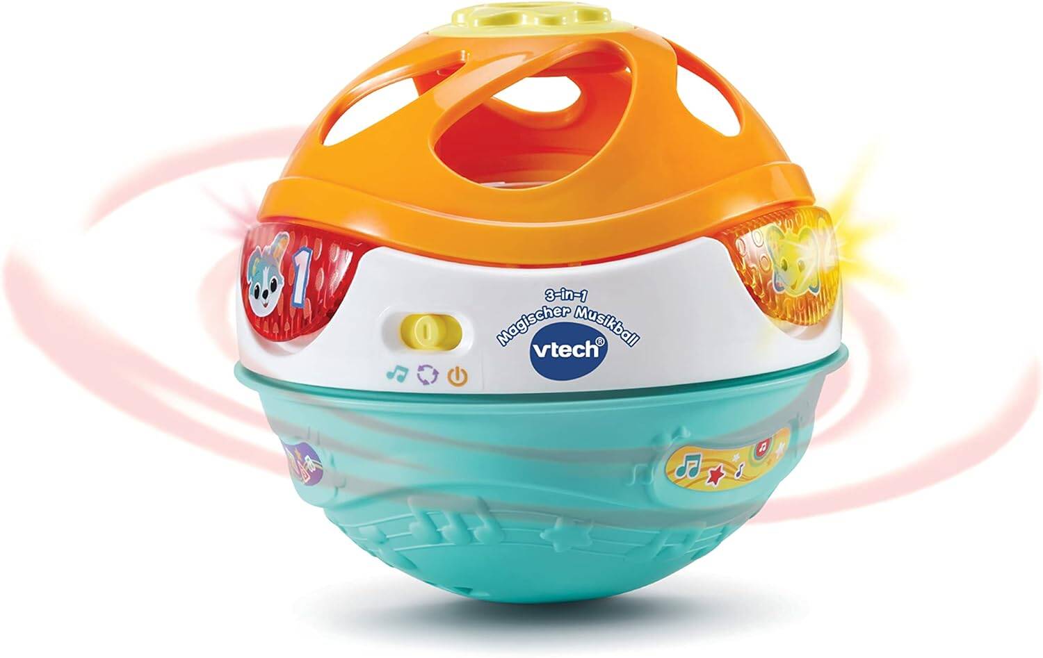 V-TECH KULA 3W1 VTech MAGICZNA Edukacyjna INTERAKTYWNA Roller Kula Bębenek