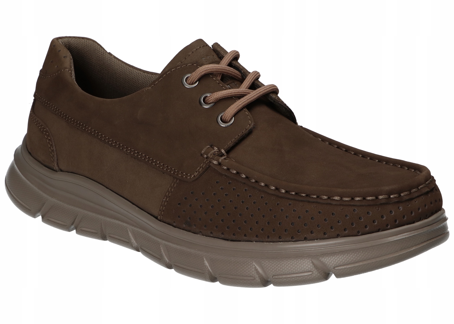 American Club CY189 Pevné Polobotky Lehké Kožené Pánské Boty Taupe 44
