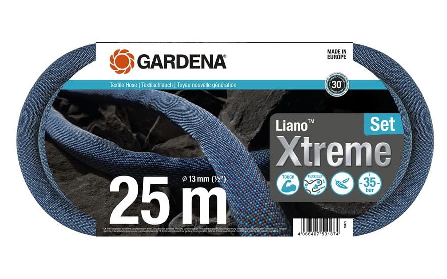 

Gardena Wąż tekstylny Liano Xtreme 25 m zestaw