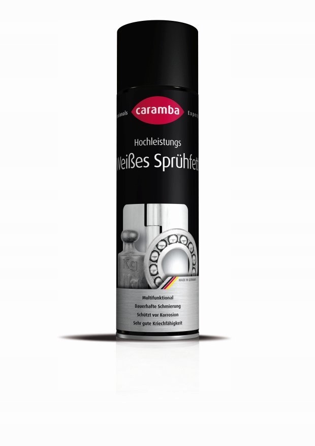 WHITE CARAMBA SPRAY GREASE 500ML 607185