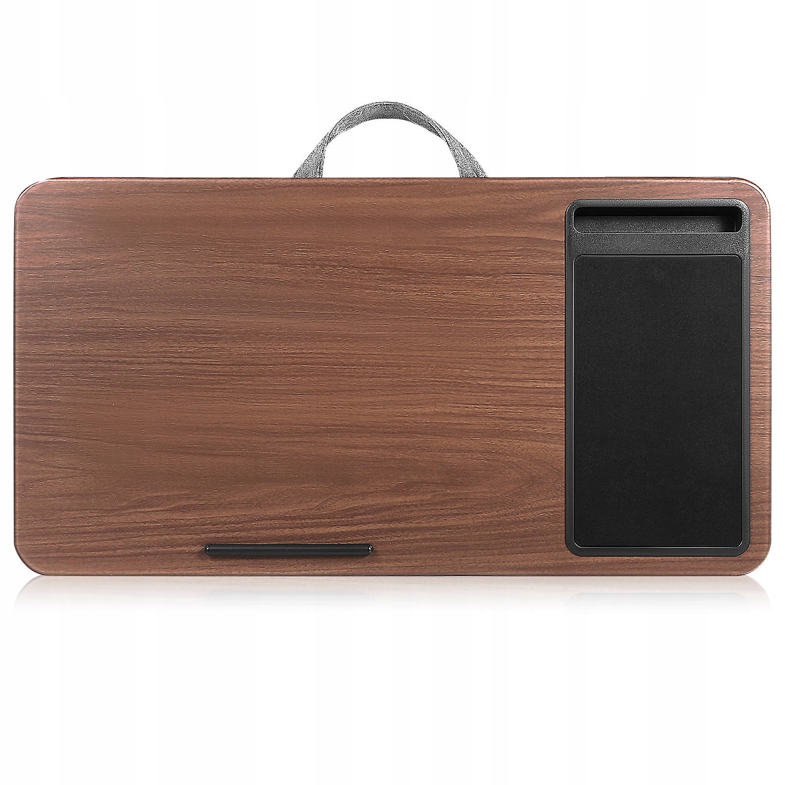 PODKŁADKA POD LAPTOPA Z UCHWYTAMI DO PRZENOSZENIA - WYGODNA, BRĄZOWA