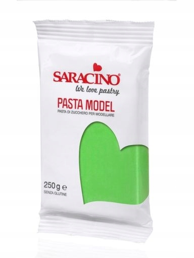 Zelená světlá cukrová hmota pro modelování Light Green Model Paste