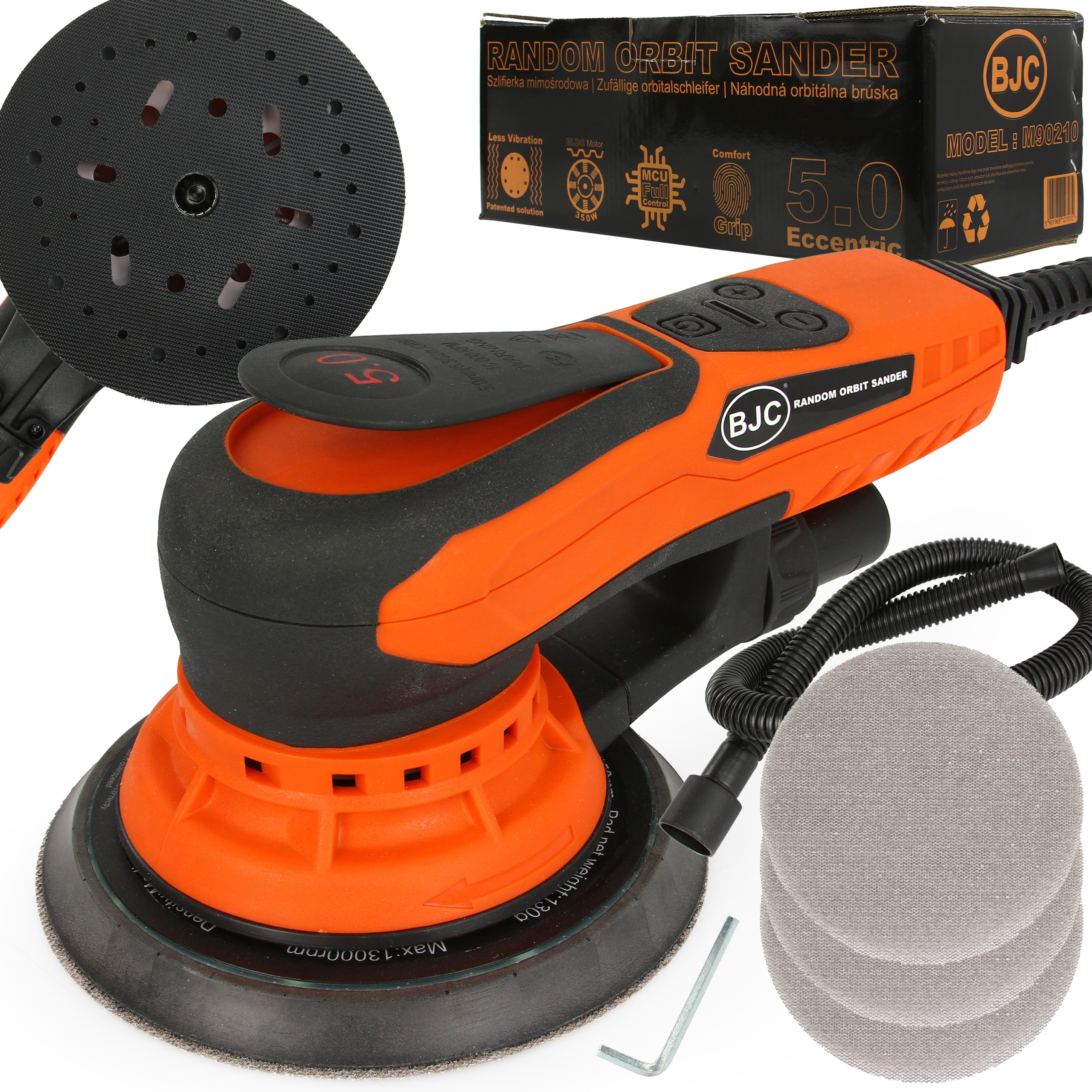 Безщітковий орбітальний ексцентричний шліфувальний верстат