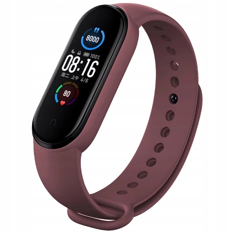 

Opaska Sportowa Do Xiaomi MI Band 5/6 Wine Red