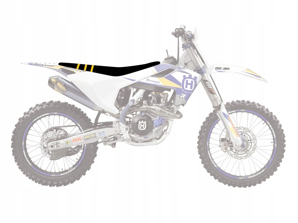 Blackbird Kompletné Sedadlo Husqvarna Fc/tc '16-'18, Te/fe '17-'19 Standa