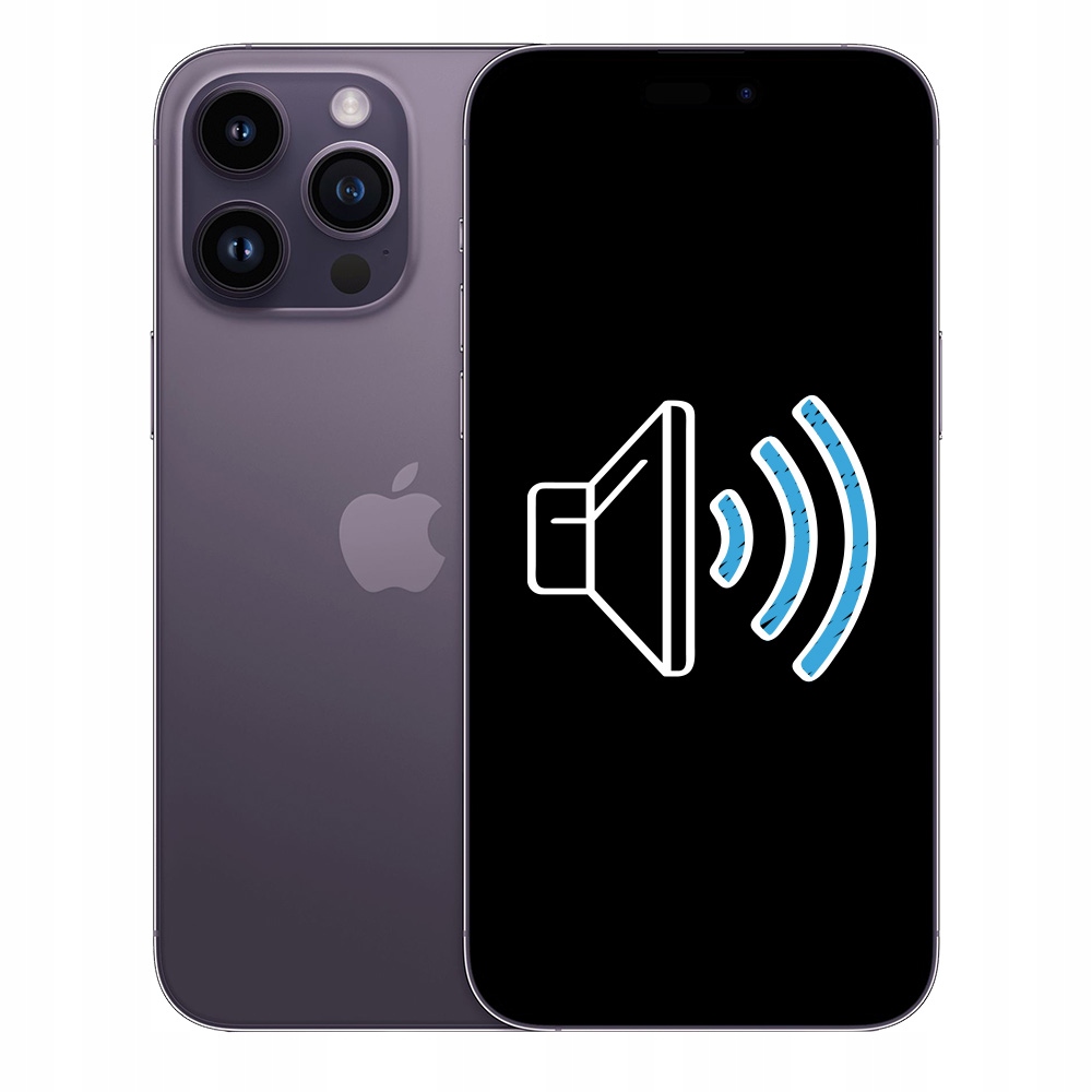 iPhone 14 Pro Max Wymiana głośnika rozmów naprawa głośnik Serwis Apple
