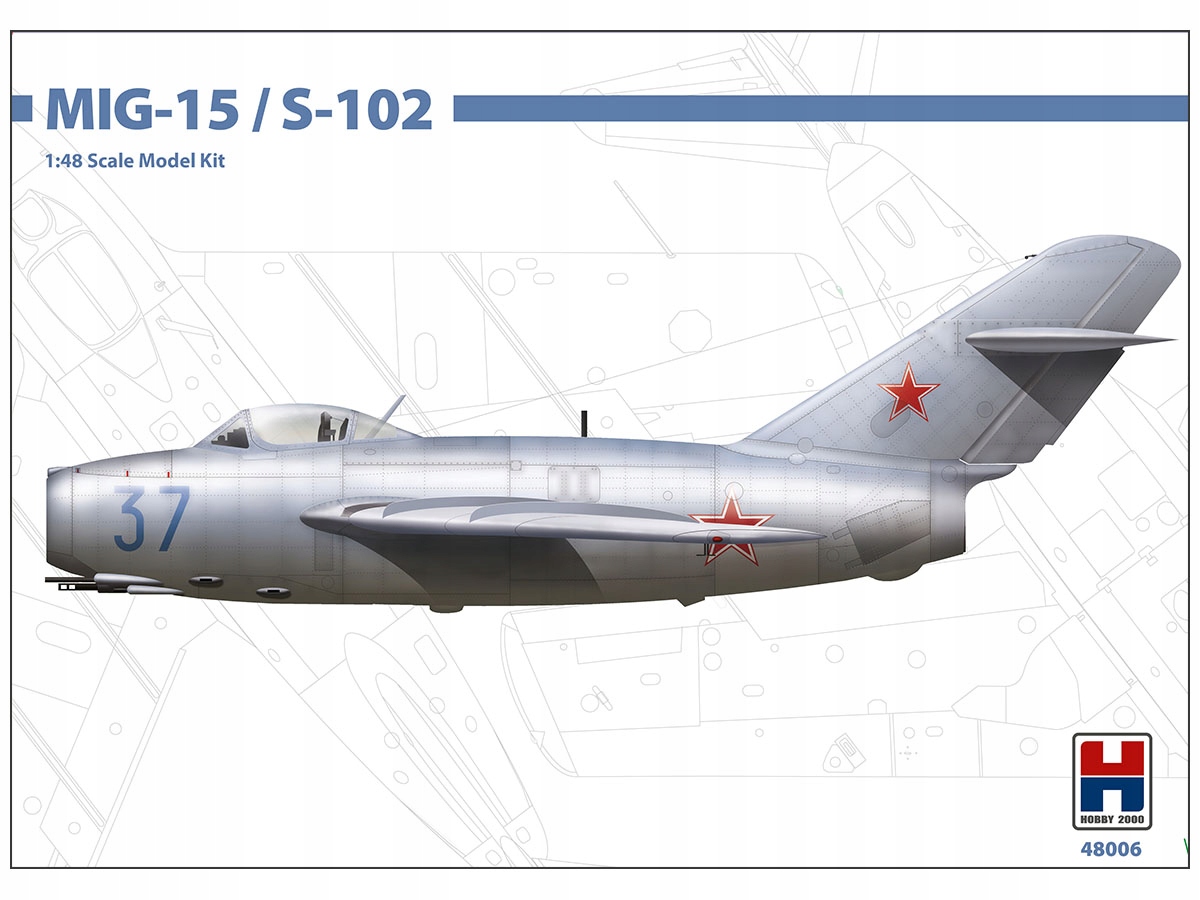 Letadlo MiG-15/S-102 model 48006 Hobby 2000