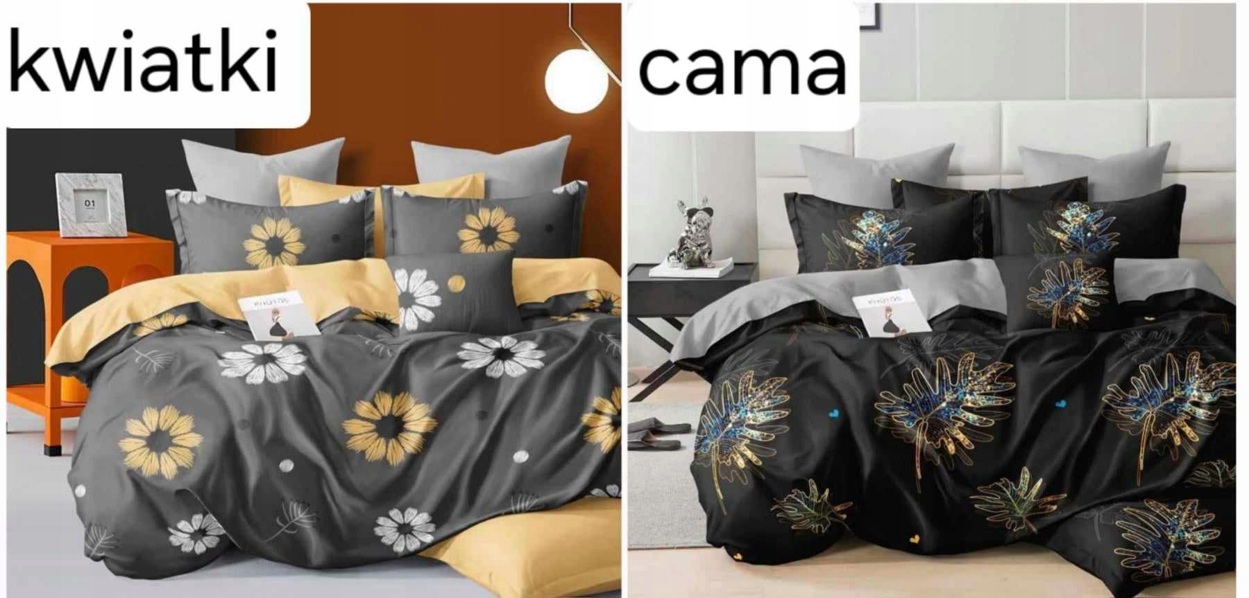 POŚCIEL 200x220 + PRZEŚCIERADŁO komplet pościeli Rodzaj zapięcia zamek błyskawiczny