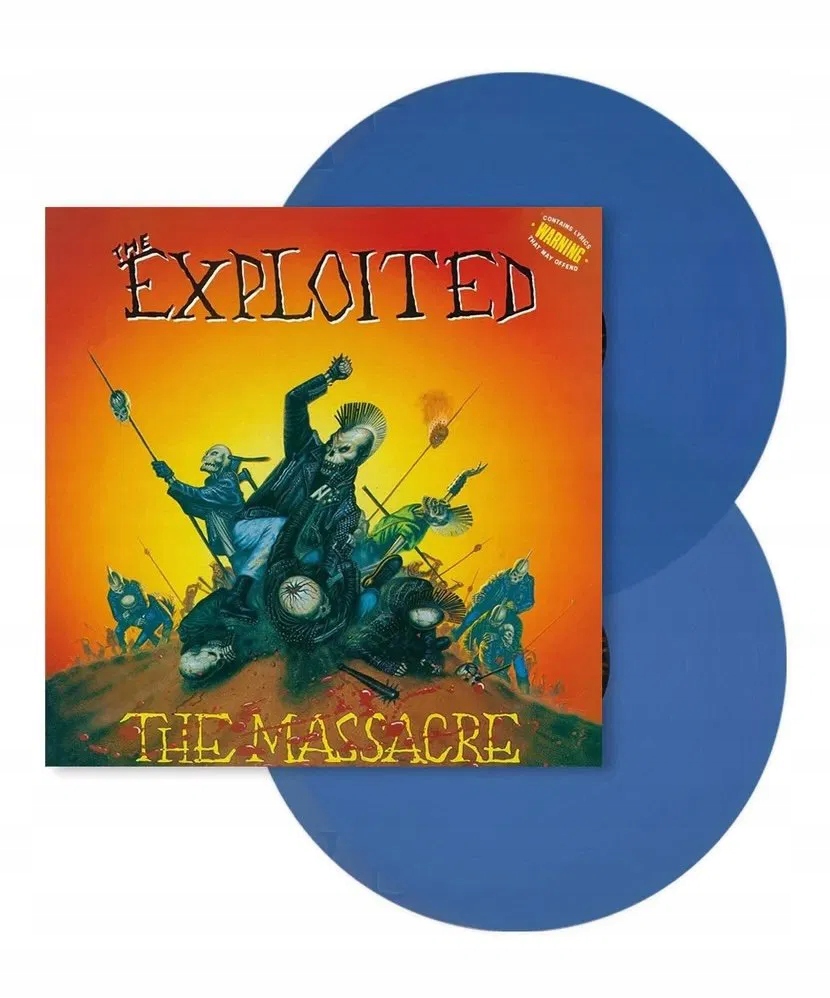 Exploited The Massacre 2LP 2xWINYL (Coloured Transparent Blue Vinyl)