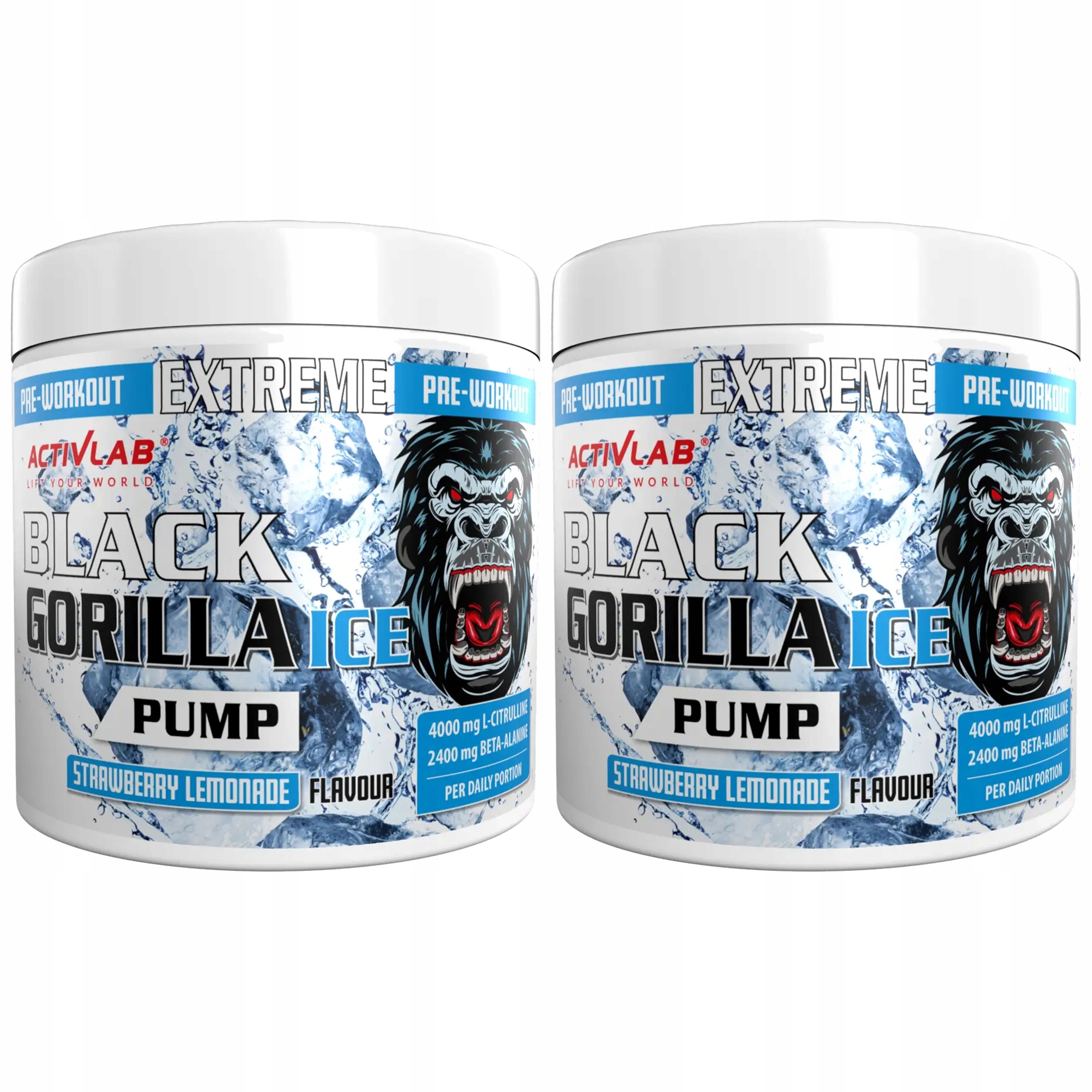 2x Fa Ice Pump Shot 120 ml Silná Předtréninková Sada