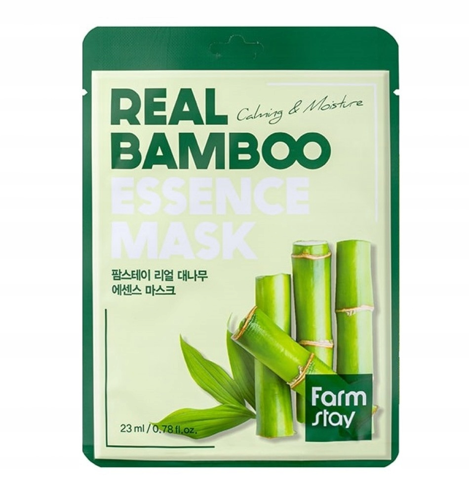 Maska w płachcie Farmstay Real Bamboo Essence Mask 23ml