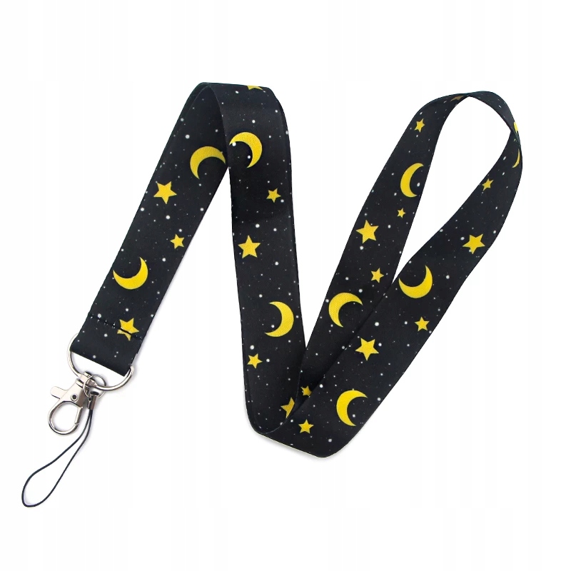 

Smycz na klucze, pendrive Noc, Księżyc, Gwiazdy