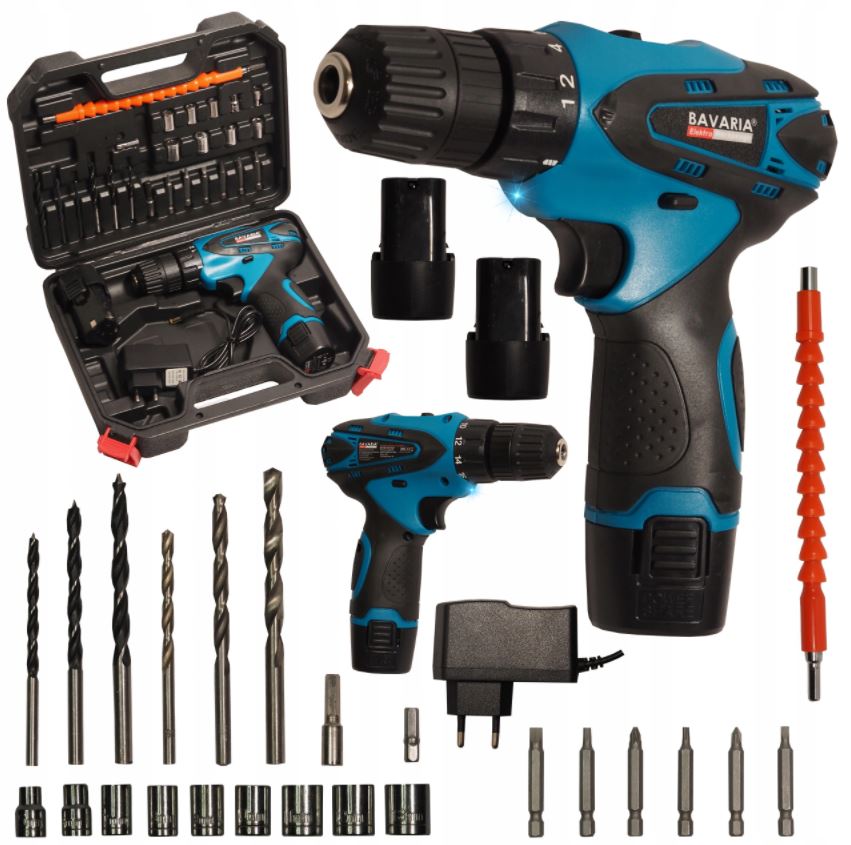 

Wiertarko Wkrętarka 18V Led Bavaria Akumluatorowa