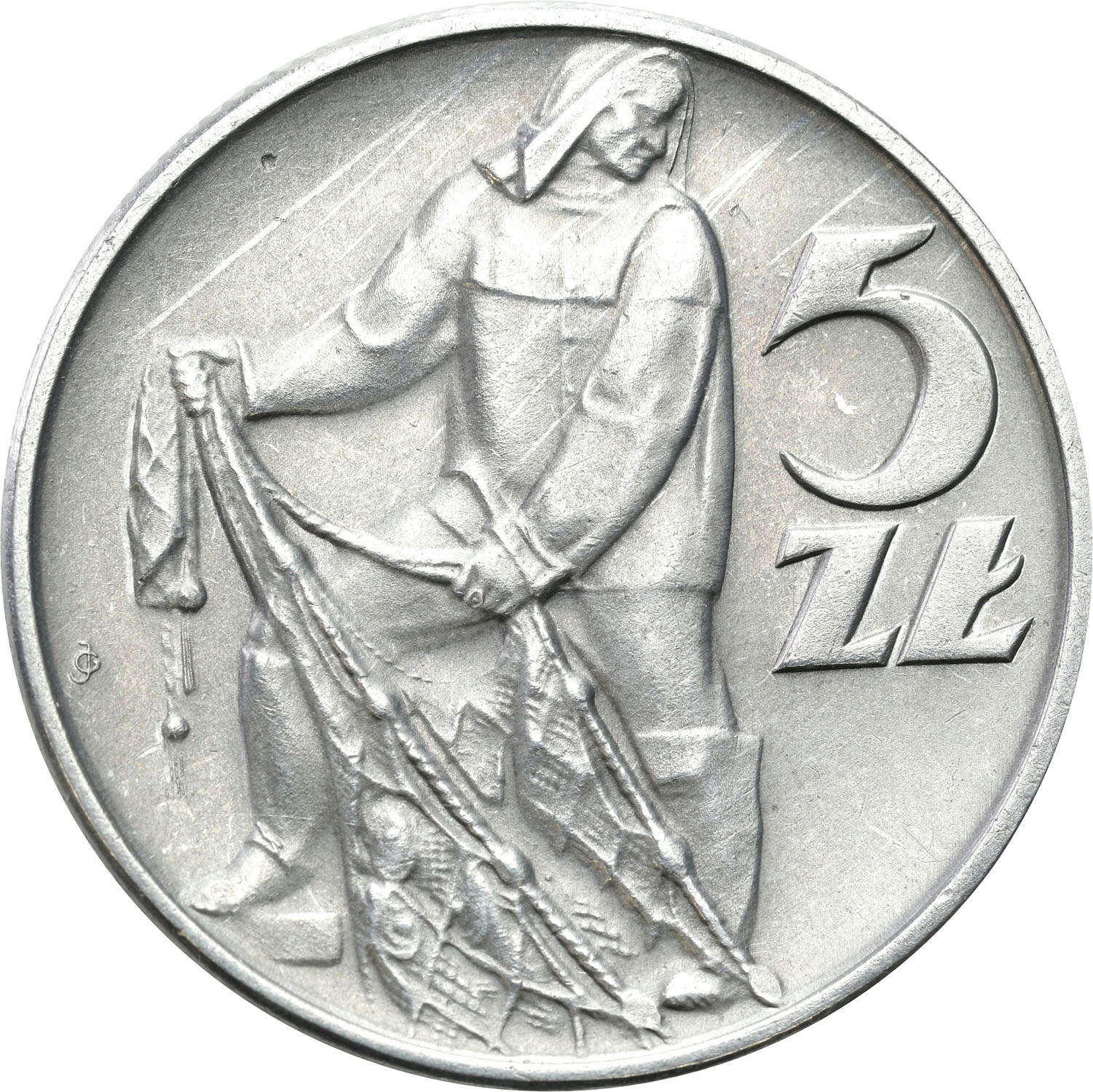 PRL. 5 złotych 1960 Rybak