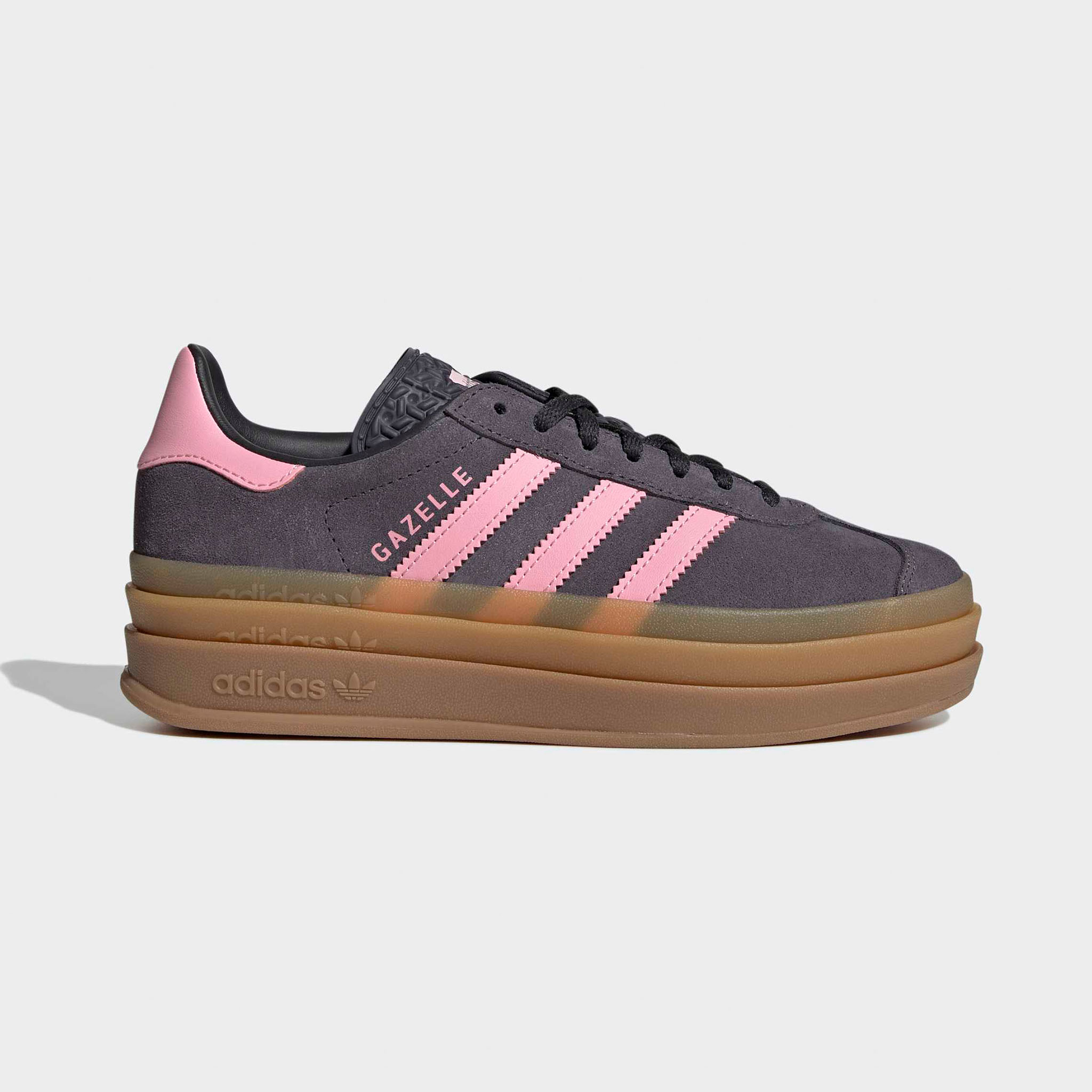 Adidas Gazelle Bold J IH6459 dámské tenisky na platformě, šedé