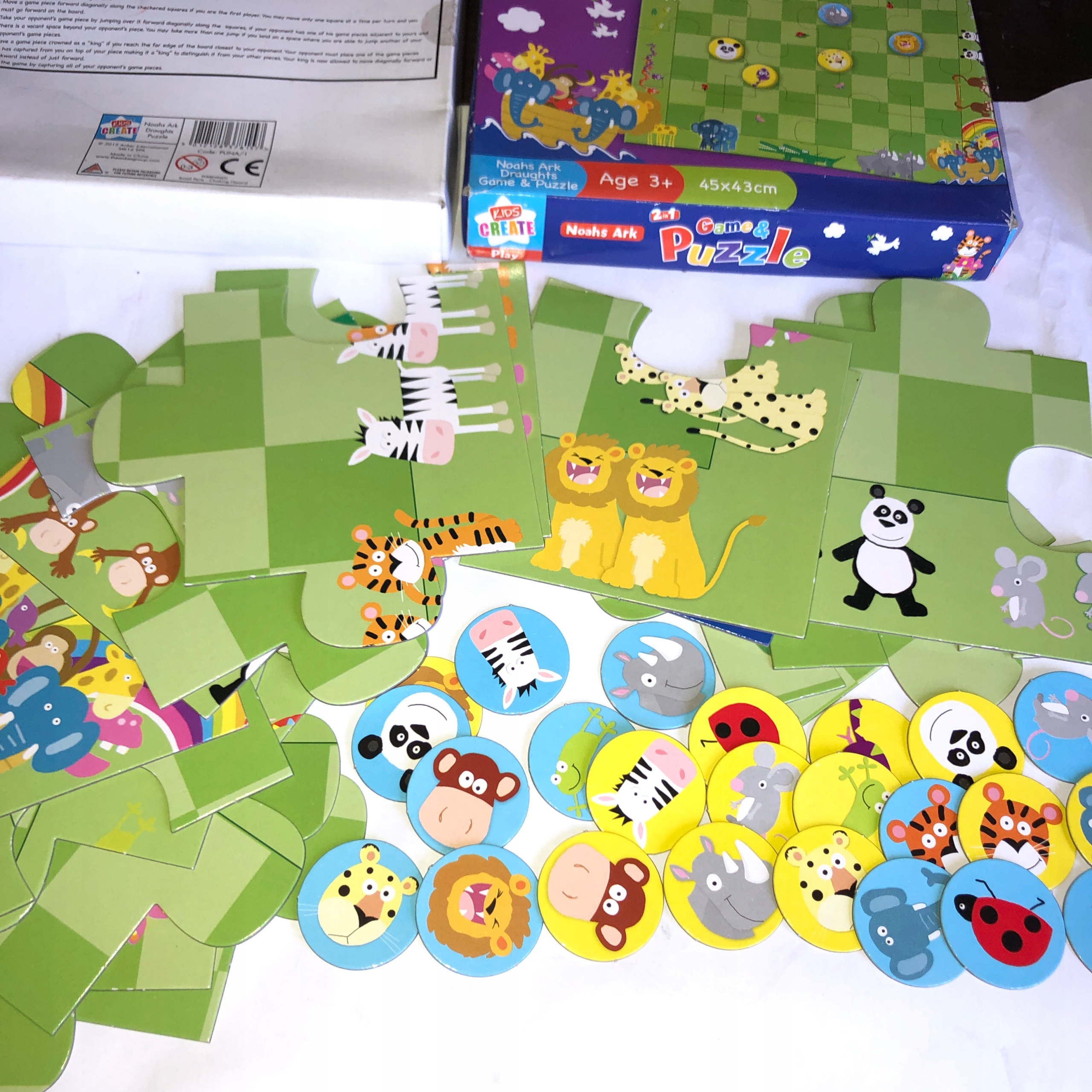 Puzzle 40 PUZZLE I GRA DRAUGHTS Kod producenta 1234