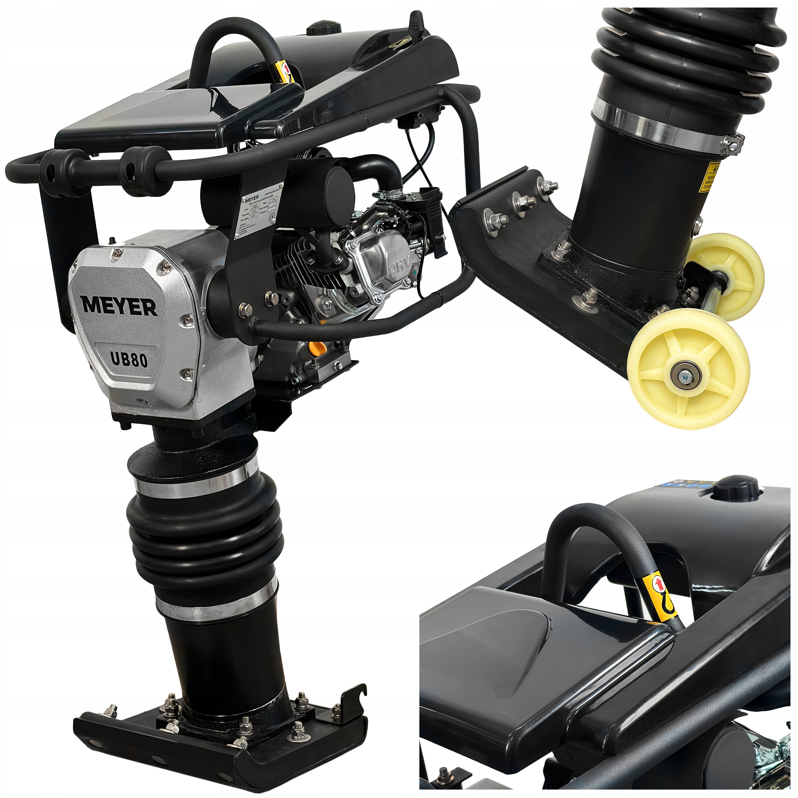 Skoczek Zagęszczarka Stopa Wibracyjna Ubijak Meyer Ub 80 Kg Loncin Kółka