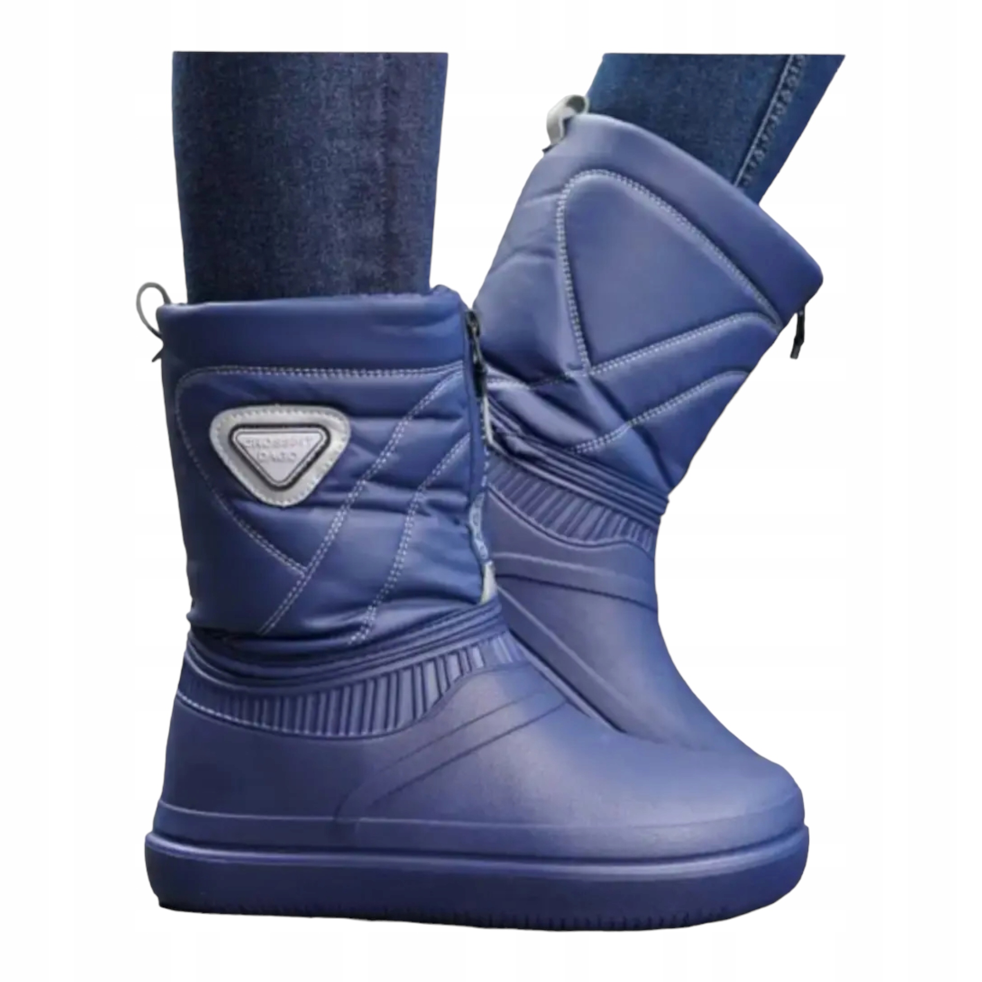 KALOSZE ŚNIEGOWCE OCIEPLANE DAMSKIE LEKKIE CIEPŁE 39 M102 GRANAT DAMSKI KAL Oryginalne opakowanie producenta worek