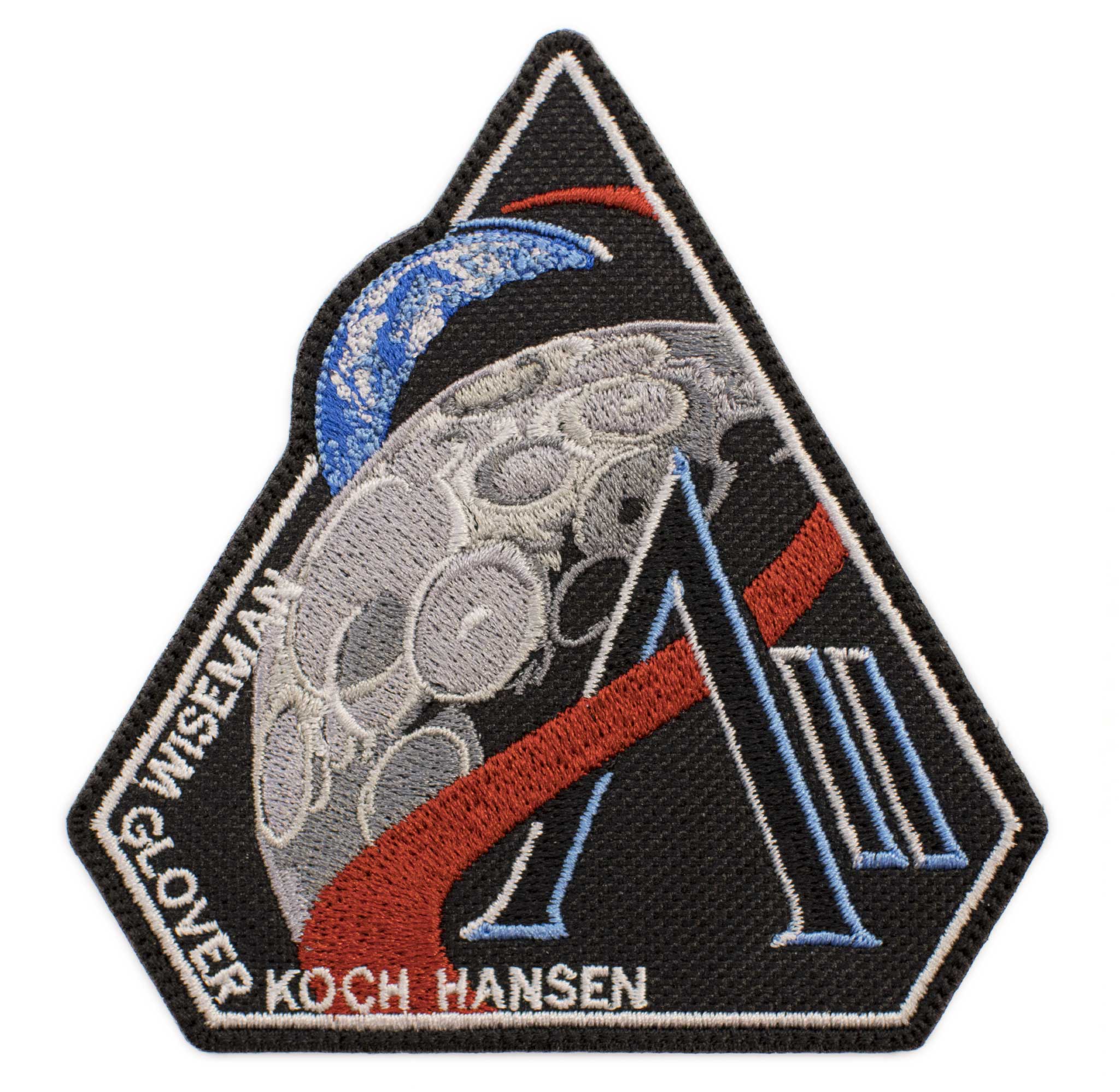 NASA ARTEMIS II - MOON MISSION PATCH VELCRO - NASZYWKA RZEP
