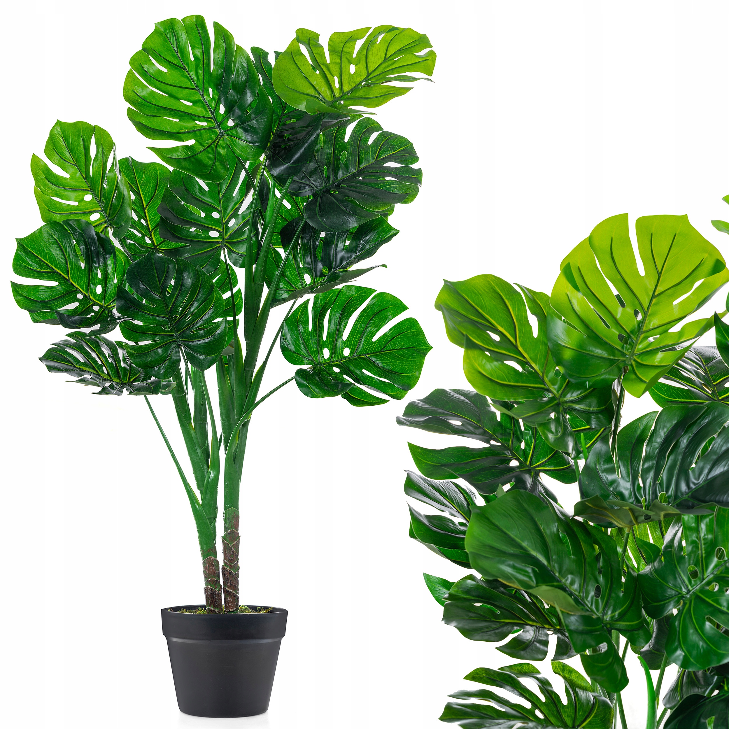 

Monstera duża Sztuczne Drzewko w doniczce 100 cm