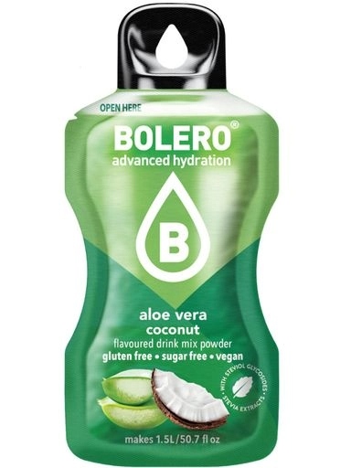 Levně 17 x Bolero Drink Nápoj v prášku Aloe vera coconut 9 g